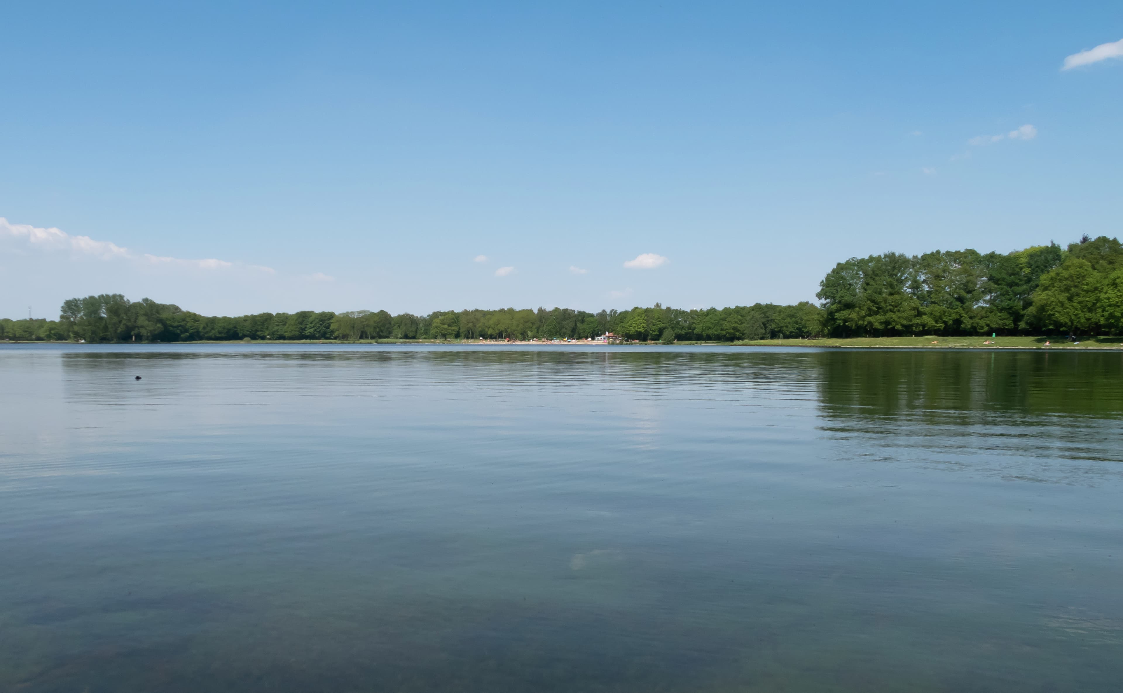 Recreatieplas Bussloo met strand en water